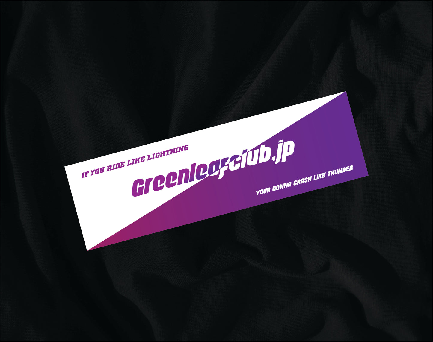 IF U RIDE LIKE LIGHTNING